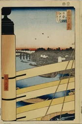 Ponts Nihonbashi et Edobashi, Cent vues célèbres d