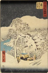 No.38 Village de Nakayama à Fujikawa, juillet 1855