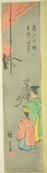 Offrande de colza au sanctuaire Kameido Tenjin (Kameido Tenjin natane no jinji), section d