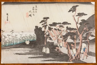Ōiso, planche 9 de la série : Les cinquante-trois stations du Tōkaidō