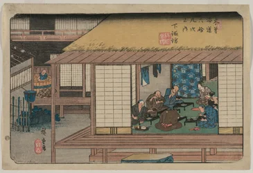 Shimosuwa, de la série Soixante-neuf stations du Kisokaidō