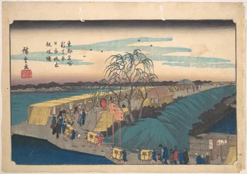Shin-Yoshiwara, digue de Nihon, Emonzaka à l