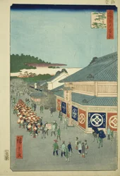 Shitaya Hirokoji, de la série "Cent vues célèbres d