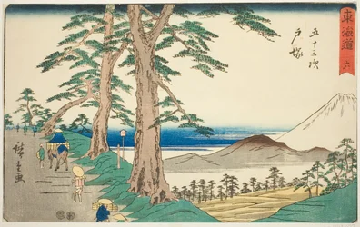 Totsuka—No. 6, de la série "Les cinquante-trois stations du Tokaido"