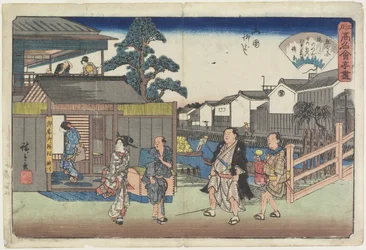 Umegawa à Yanagibashi à Ryogoku, vers 1835-1842