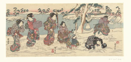 Lancer de boules de neige