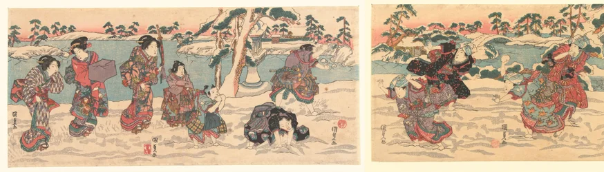 Lancer de boules de neige