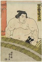 Le lutteur Kurokumo Tatsugoro de l