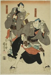 Acteurs en Hotei Ichiemon et Gokuin Chiemon