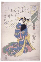 Iwai Hanshirō dans un rôle féminin