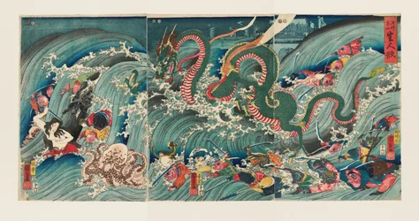 Poupées réalistes dans le temple intérieur d