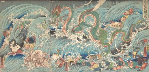 Récupération du bijou volé du palais du roi dragon, 1853
