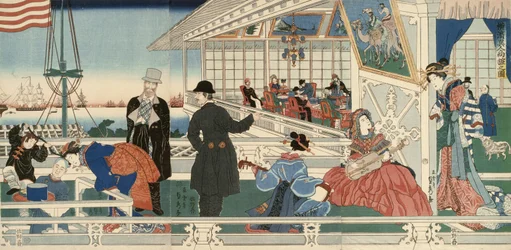 Un Bâtiment Commercial Américain à Yokohama