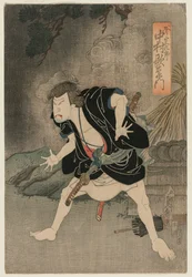 Nakamura Utaemon IV en Ono Sadakuro dans l