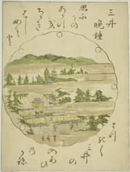Cloche du soir au temple de Mii (Mii no bansho), d
