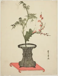 "Trois amis" ikebana
