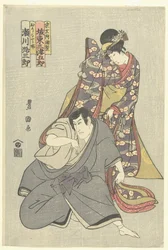 Acteurs Segawa Michisaburo I et Bando Mitsugoro III