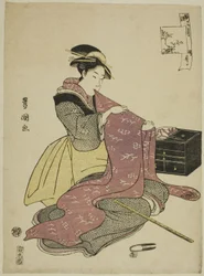 Le douzième mois (Goku getsu), de la série "Les douze mois à la mode (Furyu junikagetsu)"
