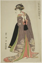 Yamatoya : Iwai Hanshiro IV en Katanaya Ohana, de la série "Portraits d