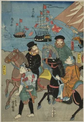 Vue de Miyozaki à Yokohama (Miyozaki Yokohama ichiran)