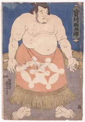 Le lutteur de sumo Takaragawa Ishigorō