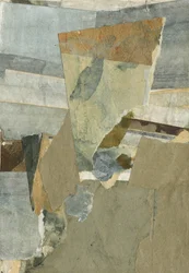 Collage abstrait représentant la Terre