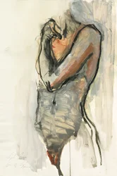 Figure masculine en méditation