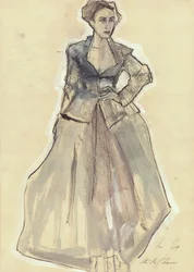 Esquisse de mode élégante