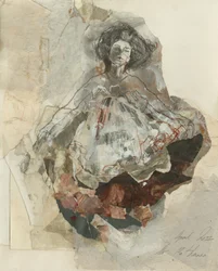 Silhouette féminine éthérée