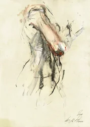 Dessin de nu expressif