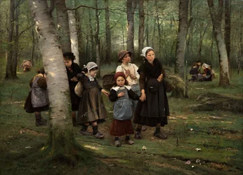 Enfants dans les bois, 1891