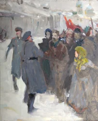 Manifestation révolutionnaire, 1906