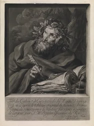 Un philosophe écrivant