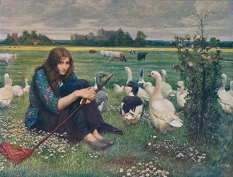 La fille aux oies, vers 1878, vers 1915