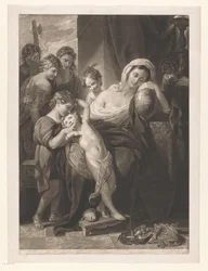 Agrippine, entourée de ses enfants, pleurant sur les cendres de Germanicus