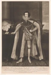 Portrait de Charles Blount
Sir Charles Blount Baron Mountjoy, Chevalier de la Jarretière, Lord Deputy d