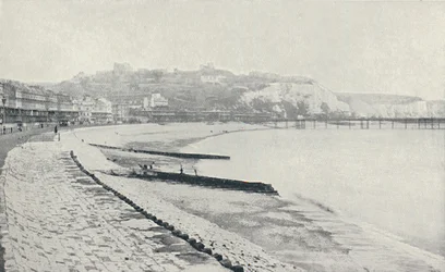 Falaises de craie, près de Douvres, 1910