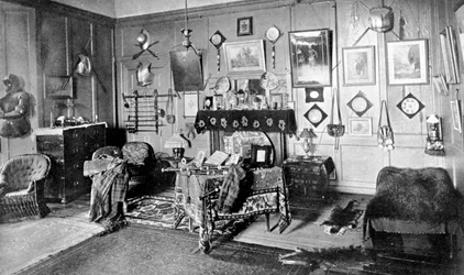 Une pièce dans le château de Stirling, Écosse, 1924-1926
