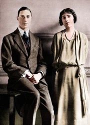 Lady Elizabeth Bowes Lyon et le Duc d