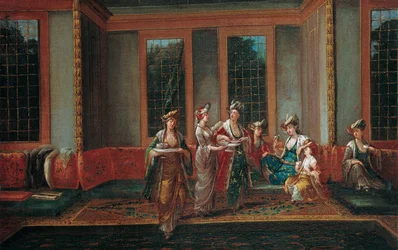 Femmes buvant du café, années 1720