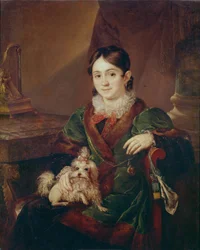 Portrait de la comtesse Natalia Andreevna Obolenskaya, 1833
