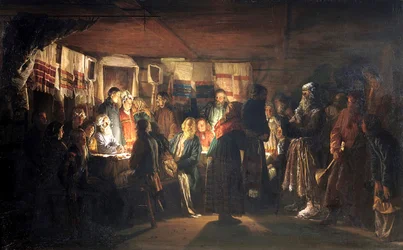 Un sorcier vient à un mariage paysan