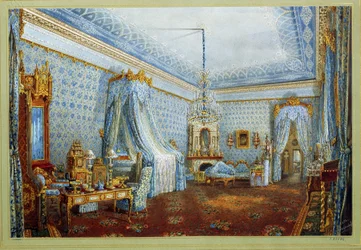 La chambre dans le palais Ioussoupov à Saint Petersbourg