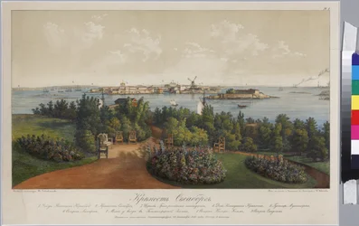 Vue panoramique de Sveaborg et Helsingfors (Feuille 3)