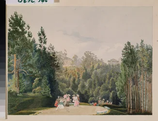 Scene dans un parc