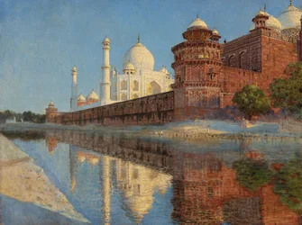 Le Taj Mahal. Soir
