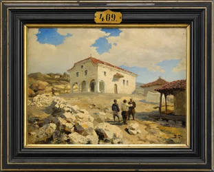 Une église dans les Balkans, 1877