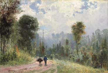 Sentier forestier, 1874