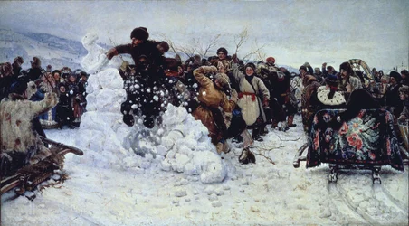 Tempête de forteresse de neige, 1891