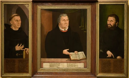 Le sanctuaire de Luther, triptyque, 1572